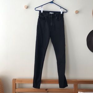 Zara | High waisted skinny jeans | Black | size 6